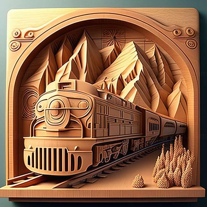 3D model Trainz Simulator 2009 World Builder Edition game (STL)